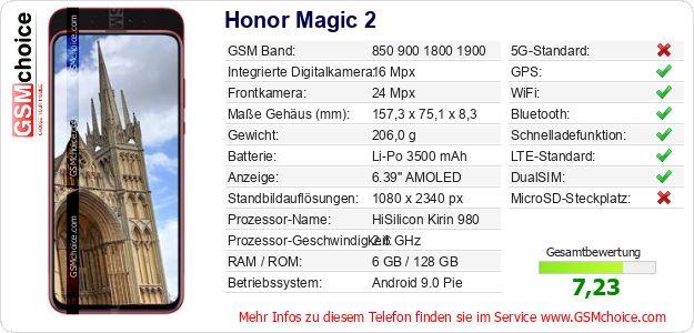 Honor Magic 2 technische Daten Honor Magic 2 technische Daten