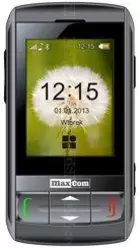 Galeria de fotos do telemóvel MaxCom MM850